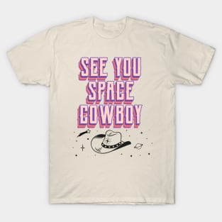 Space Cowboy Rodeo Western Cowgirl T-Shirt